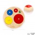 Puzzle incastru Montessori 5 cercuri 